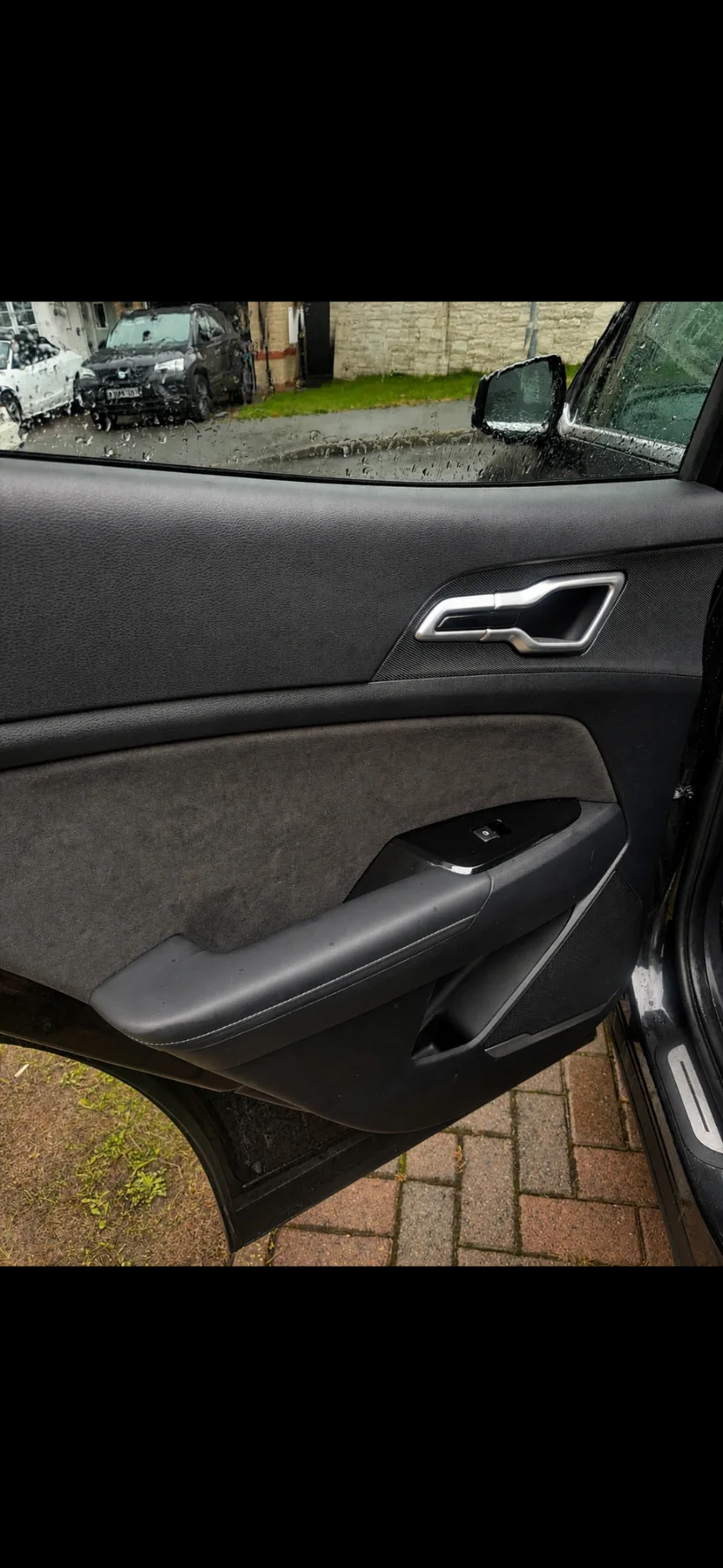 Detailed interior door panel